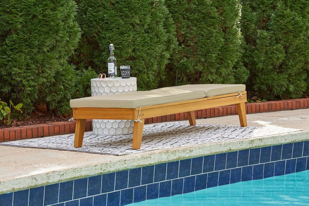 American Design Furniture by Monroe - Sun Brooke Outdoor Chaise 2